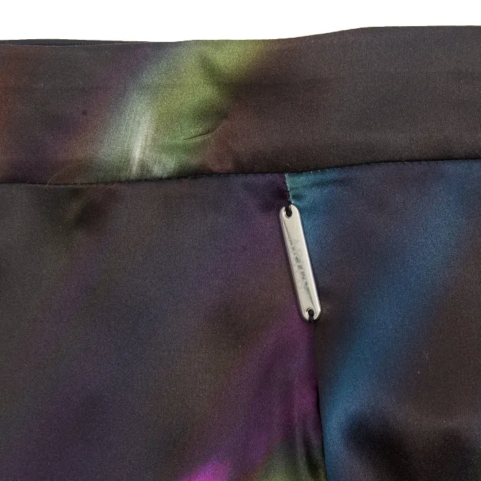 Aries Aurora Print Half and Half Skirt Black/Multi