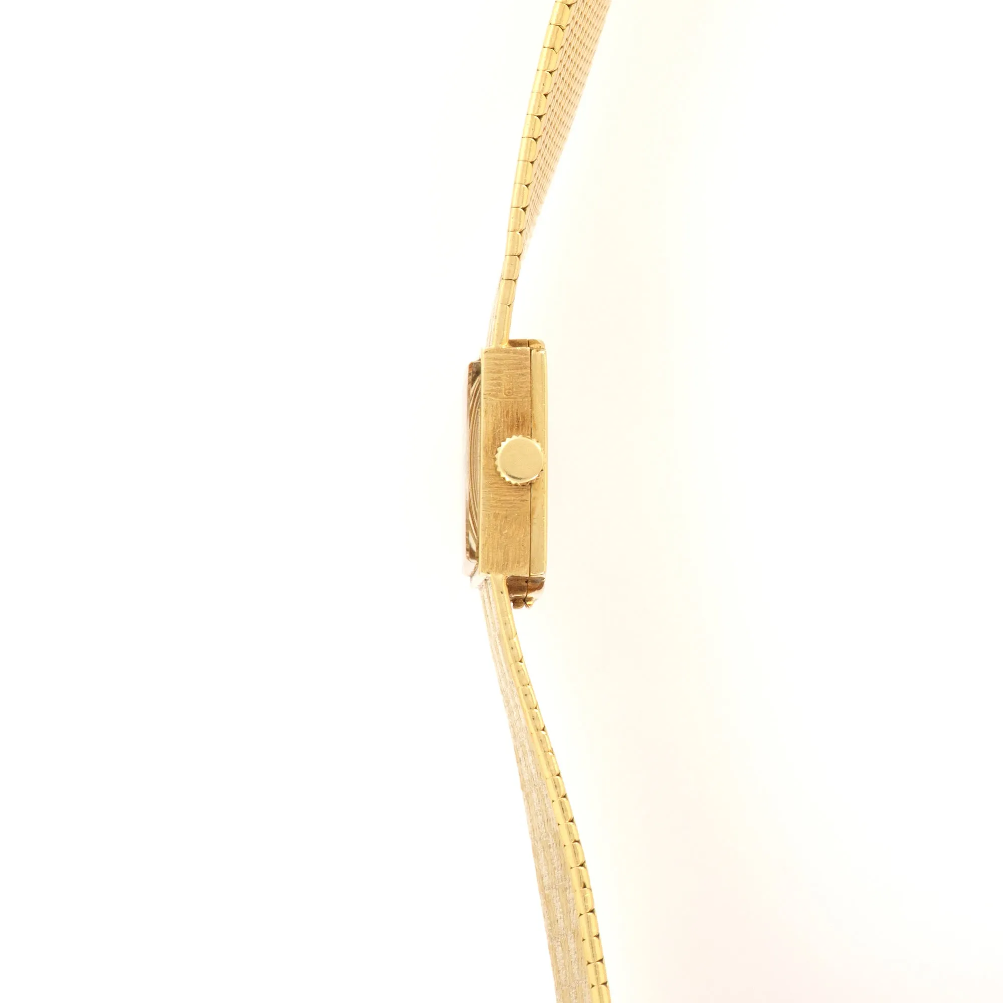 Audemars Piguet Yellow Gold Checkered Bracelet Watch with Original Warranty Paper