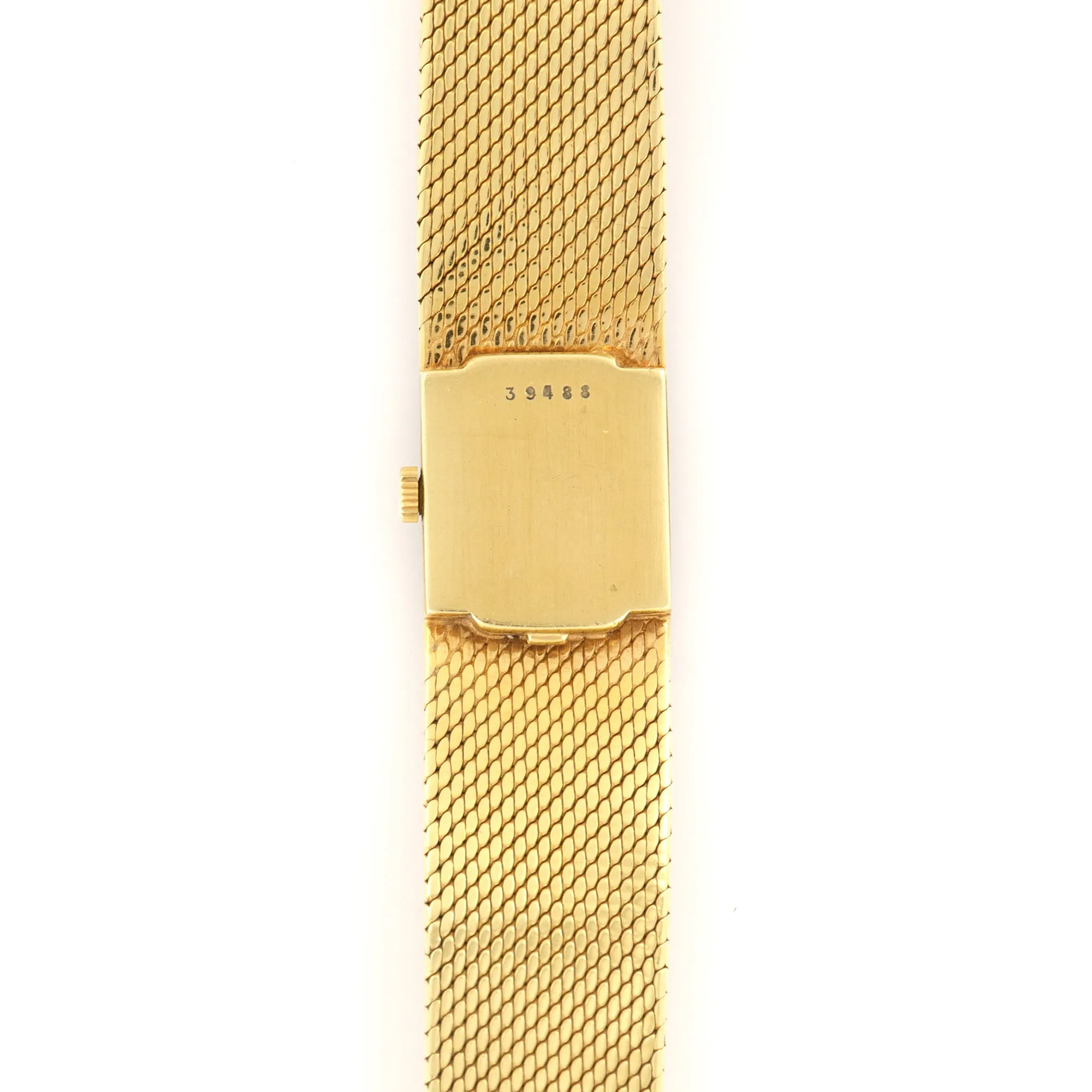 Audemars Piguet Yellow Gold Checkered Bracelet Watch with Original Warranty Paper