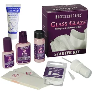Backscratchers Glass Glaze Fiberglass and Silk Wrap Starter Kit