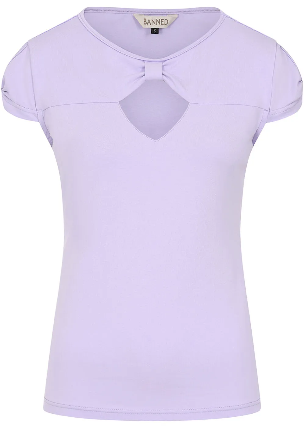 Banned Be Free Jersey Top Lilac