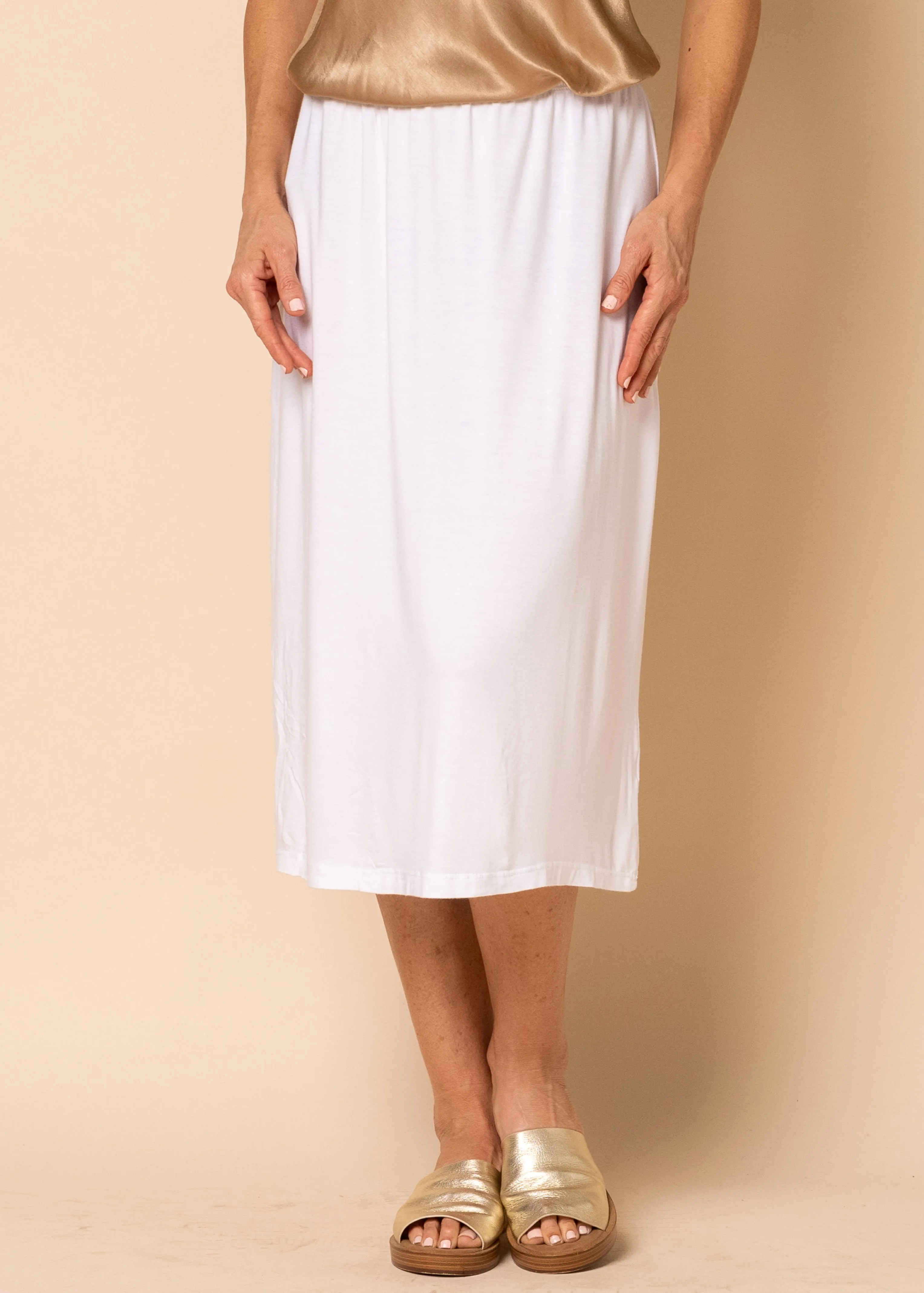Bellamy Half Slip in White