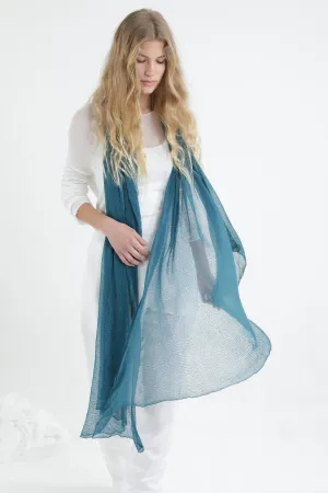 Big Bamboo Air Shawl - Teal, Turquoise