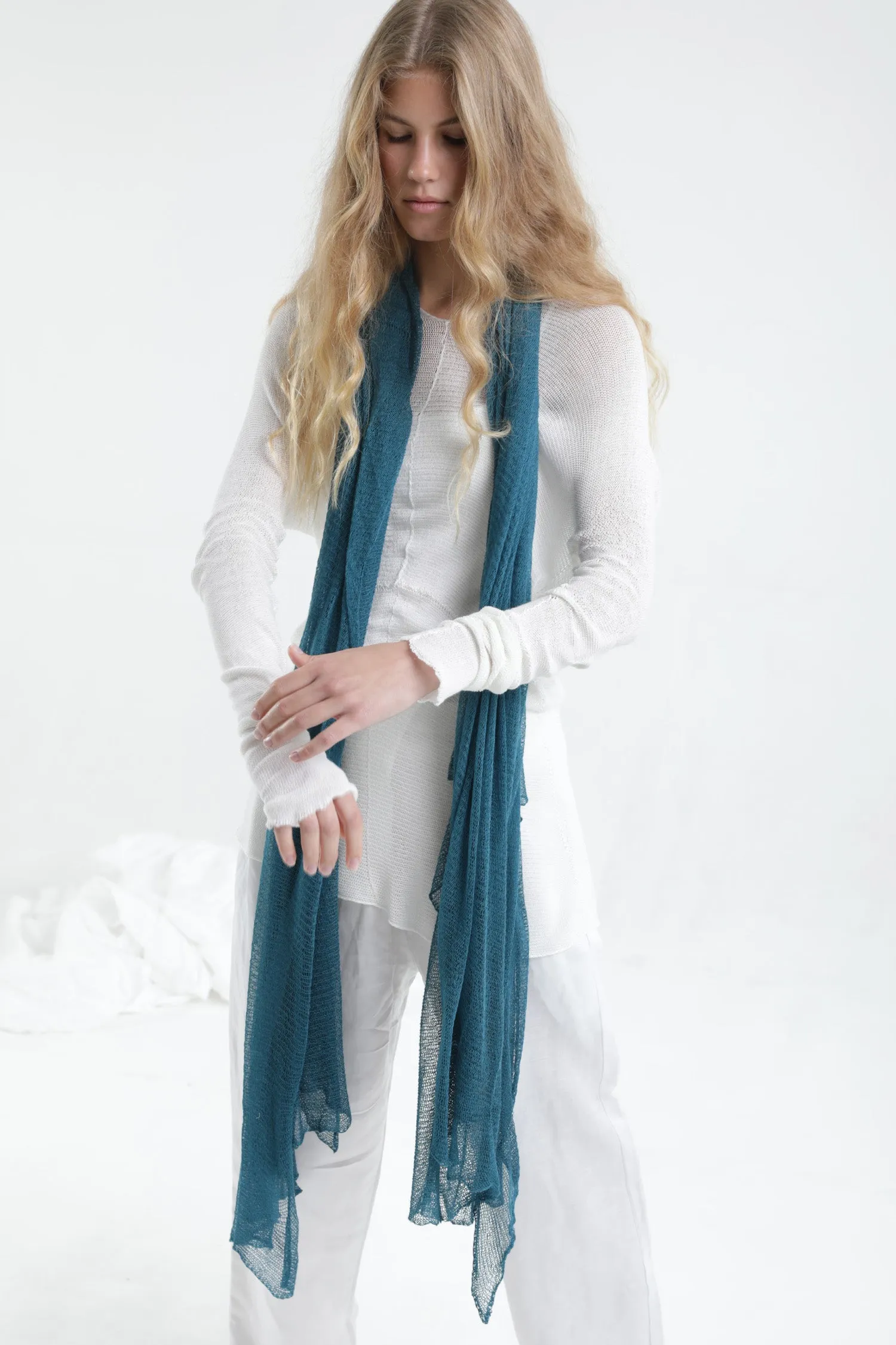 Big Bamboo Air Shawl - Teal, Turquoise