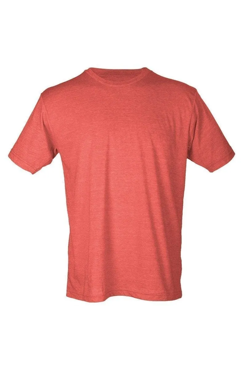 Bleached Check It Out Baseball Happy Unisex Poly-Rich Blend Tee