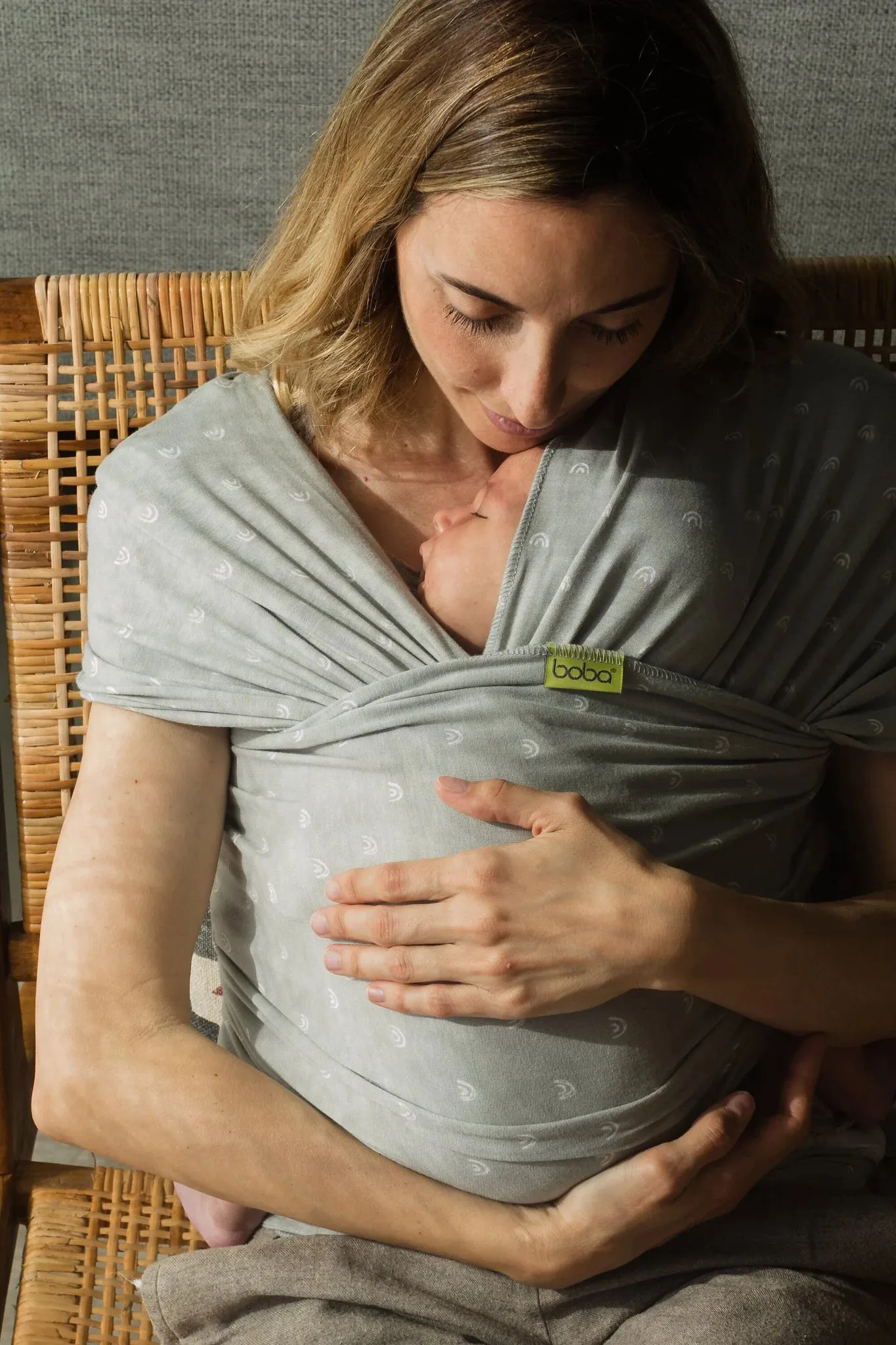 Boba Wrap - Serenity (Bamboo Blend) - Sage Rainbows