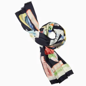 Bookshelf Oblong Scarf