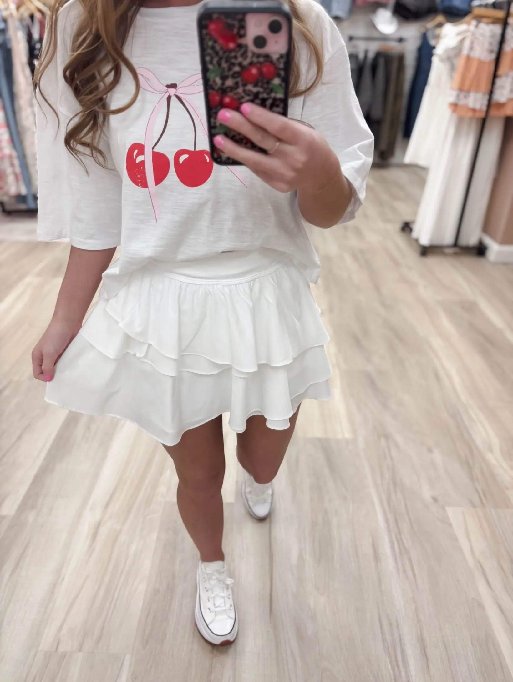 Bounce Back White Skirt