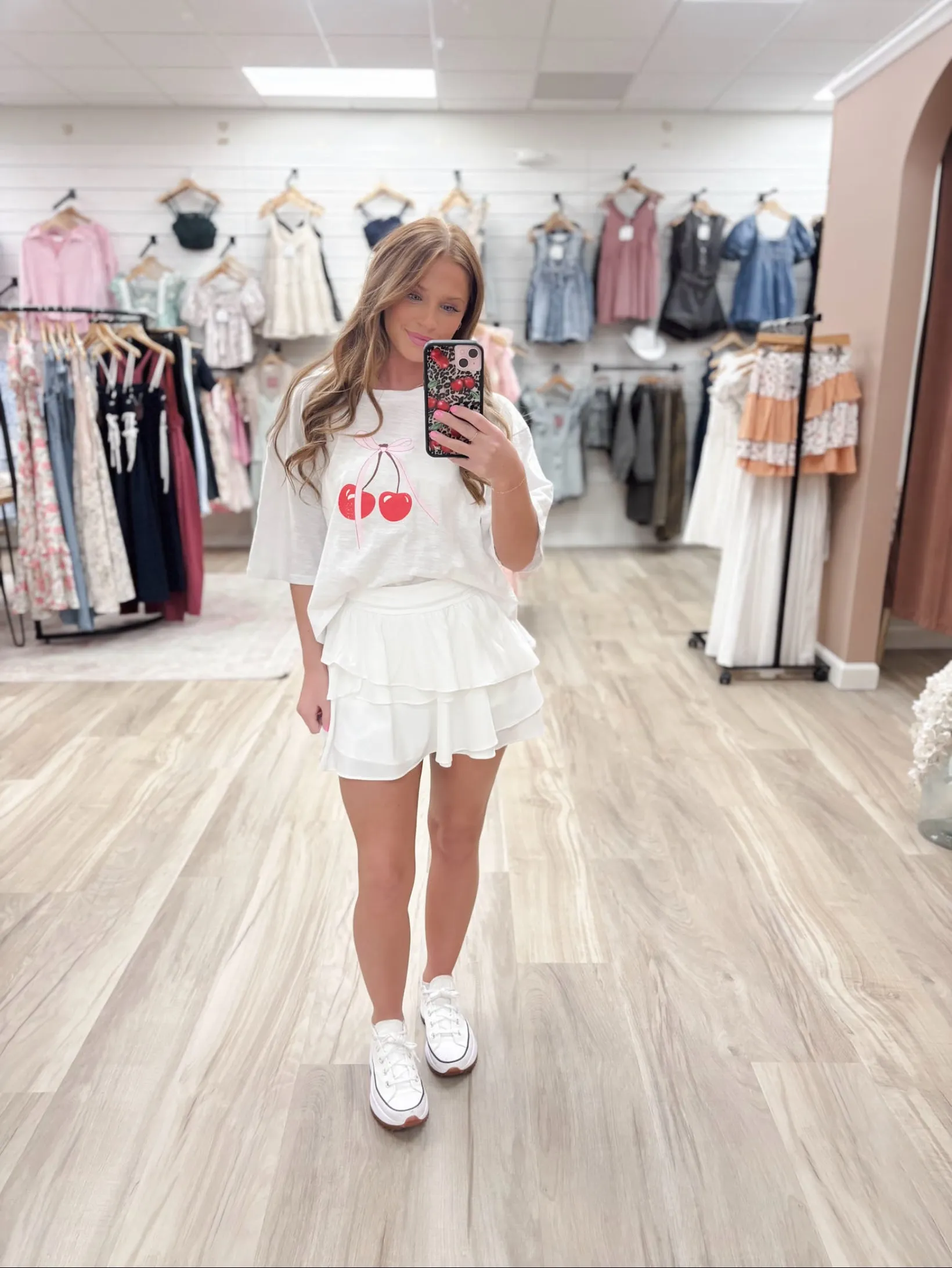 Bounce Back White Skirt