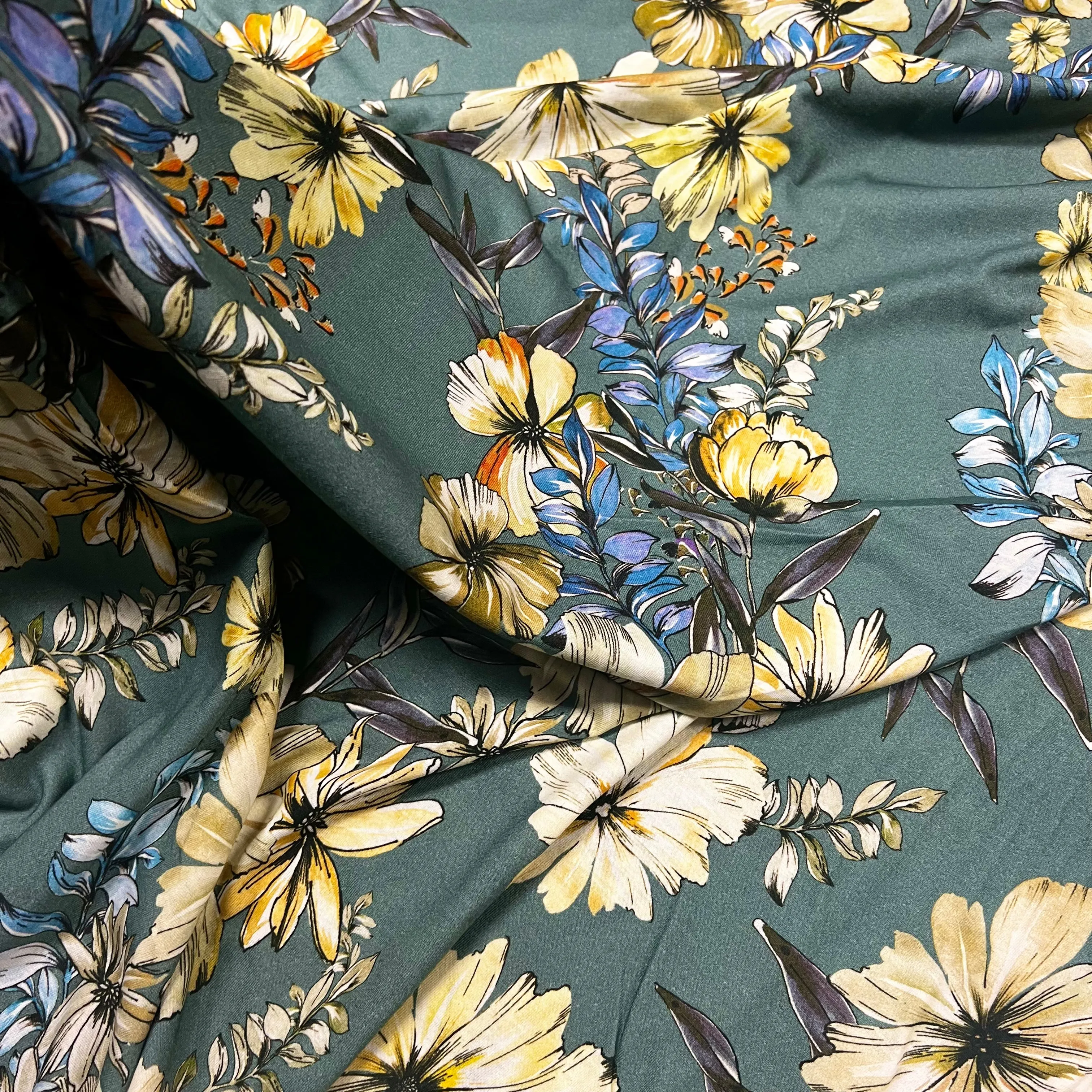 Brogan Blooms Viscose Jersey