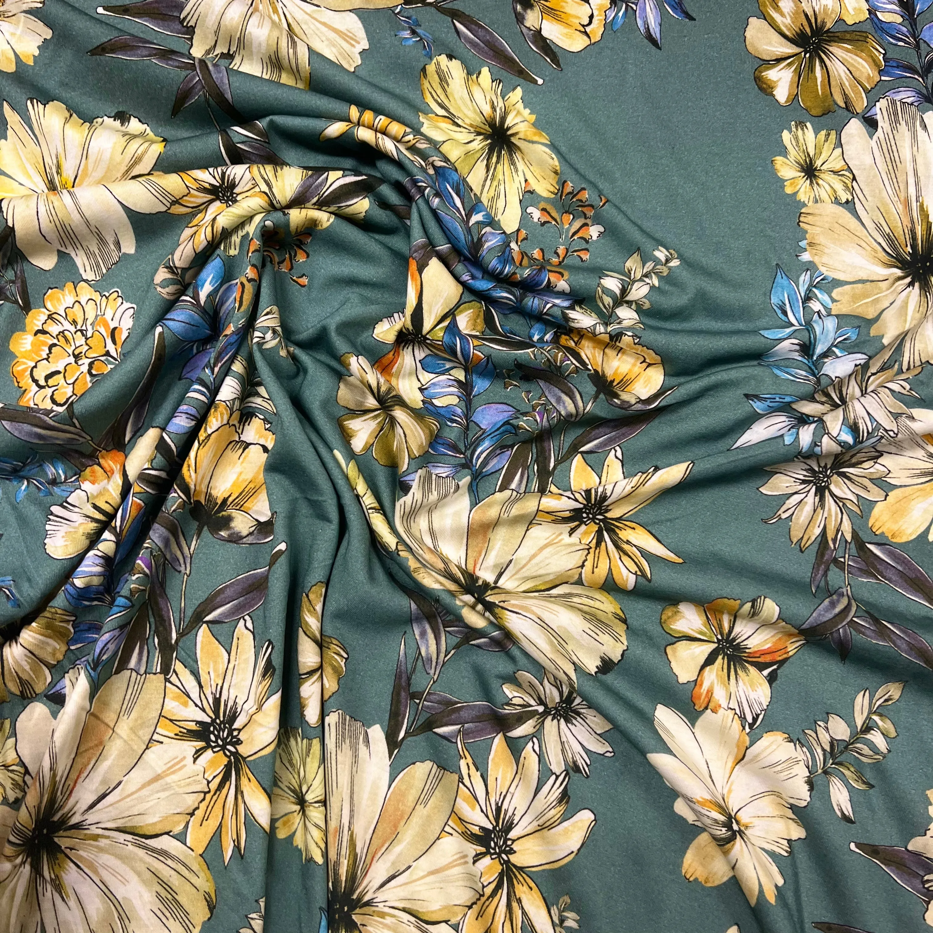 Brogan Blooms Viscose Jersey