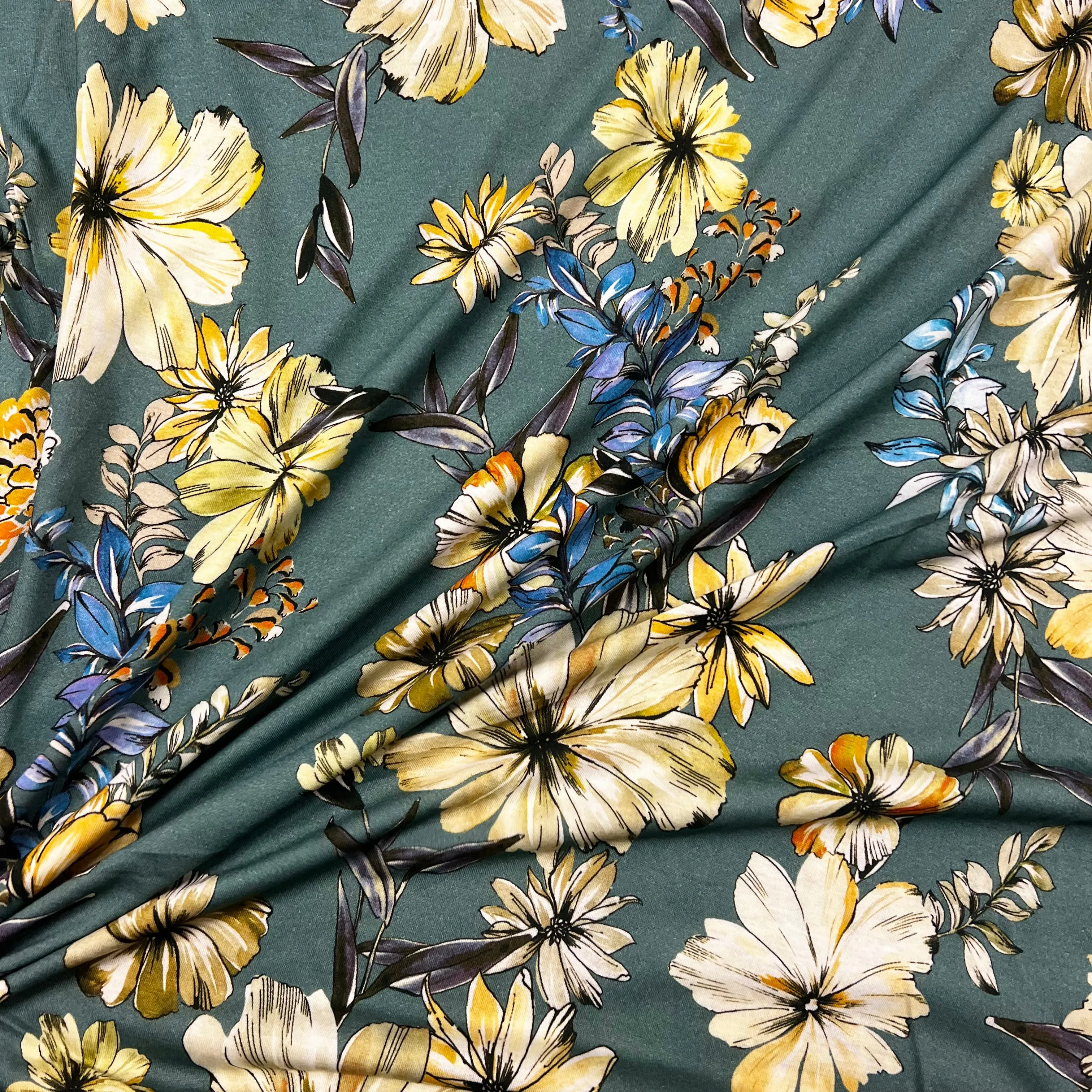 Brogan Blooms Viscose Jersey