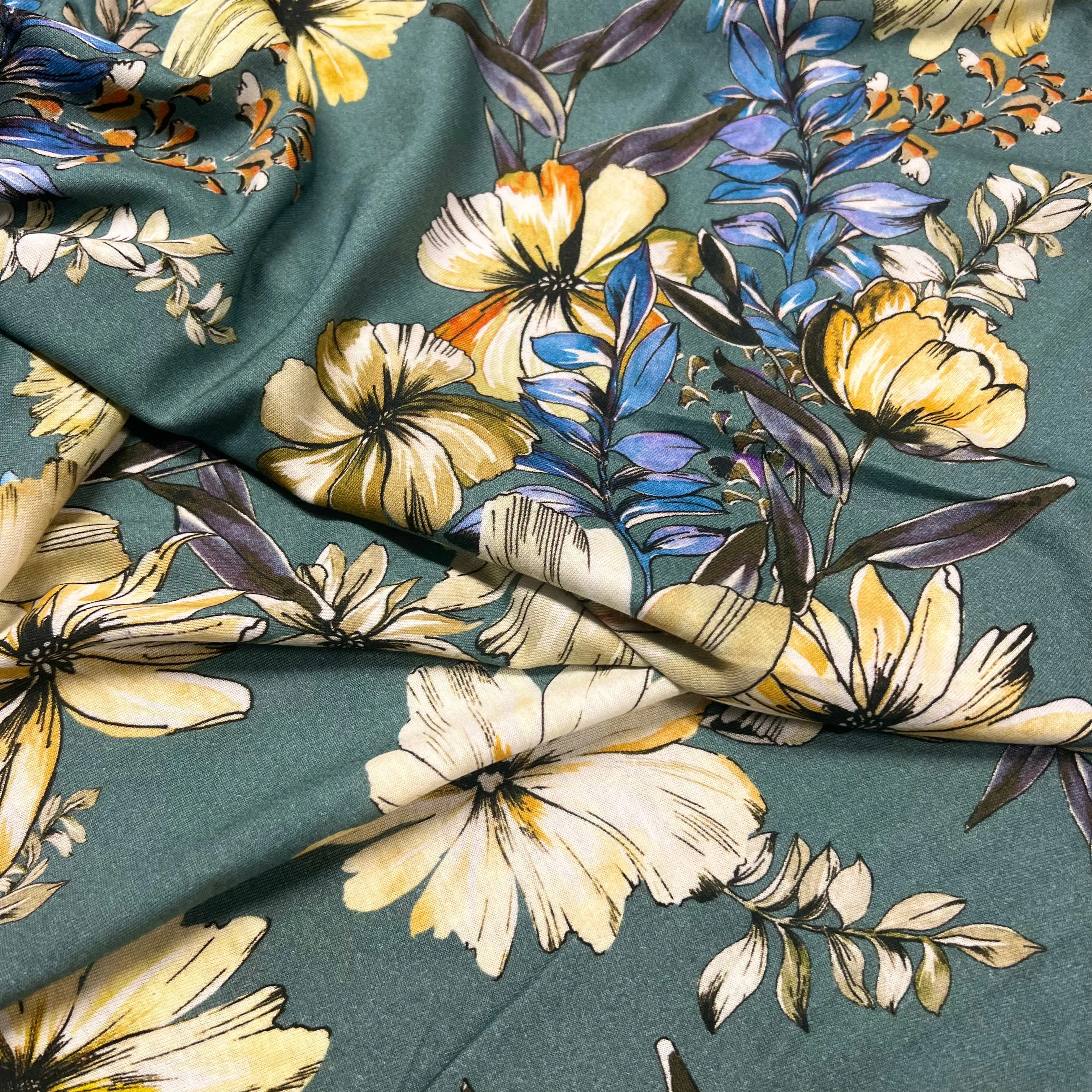 Brogan Blooms Viscose Jersey