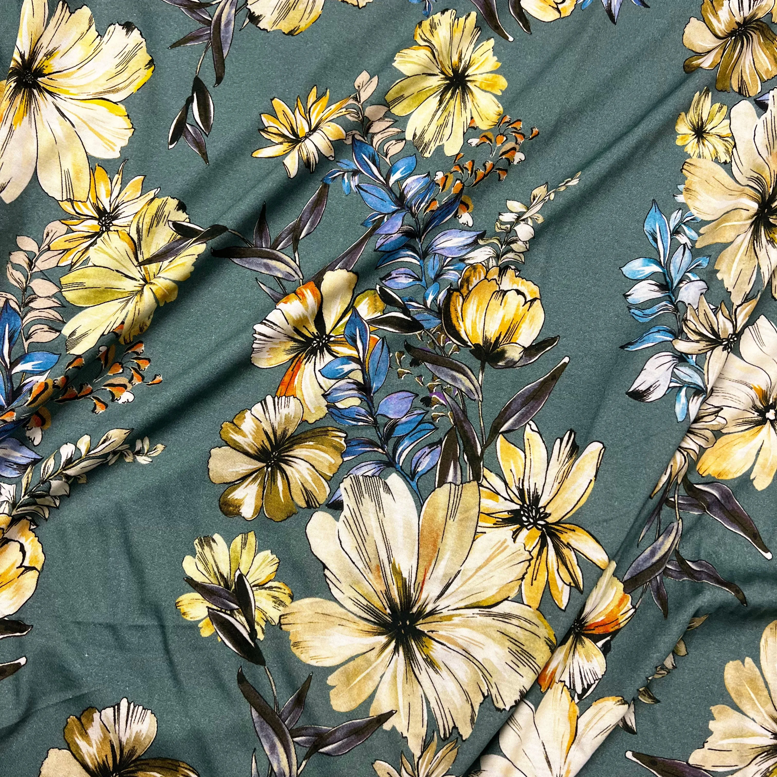 Brogan Blooms Viscose Jersey