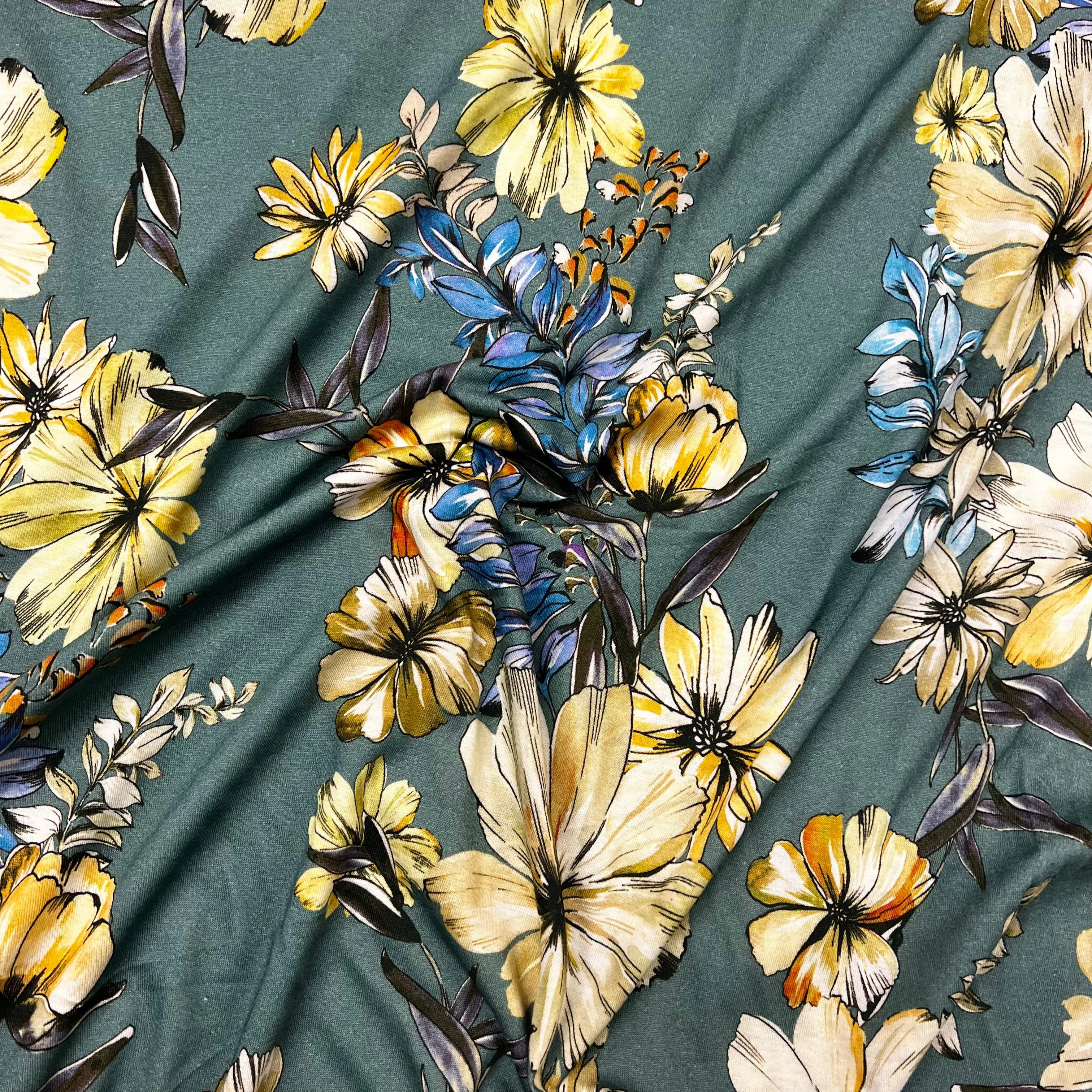 Brogan Blooms Viscose Jersey