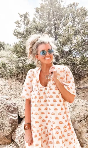 Bungalow Leigh Dress - West Sunset Print