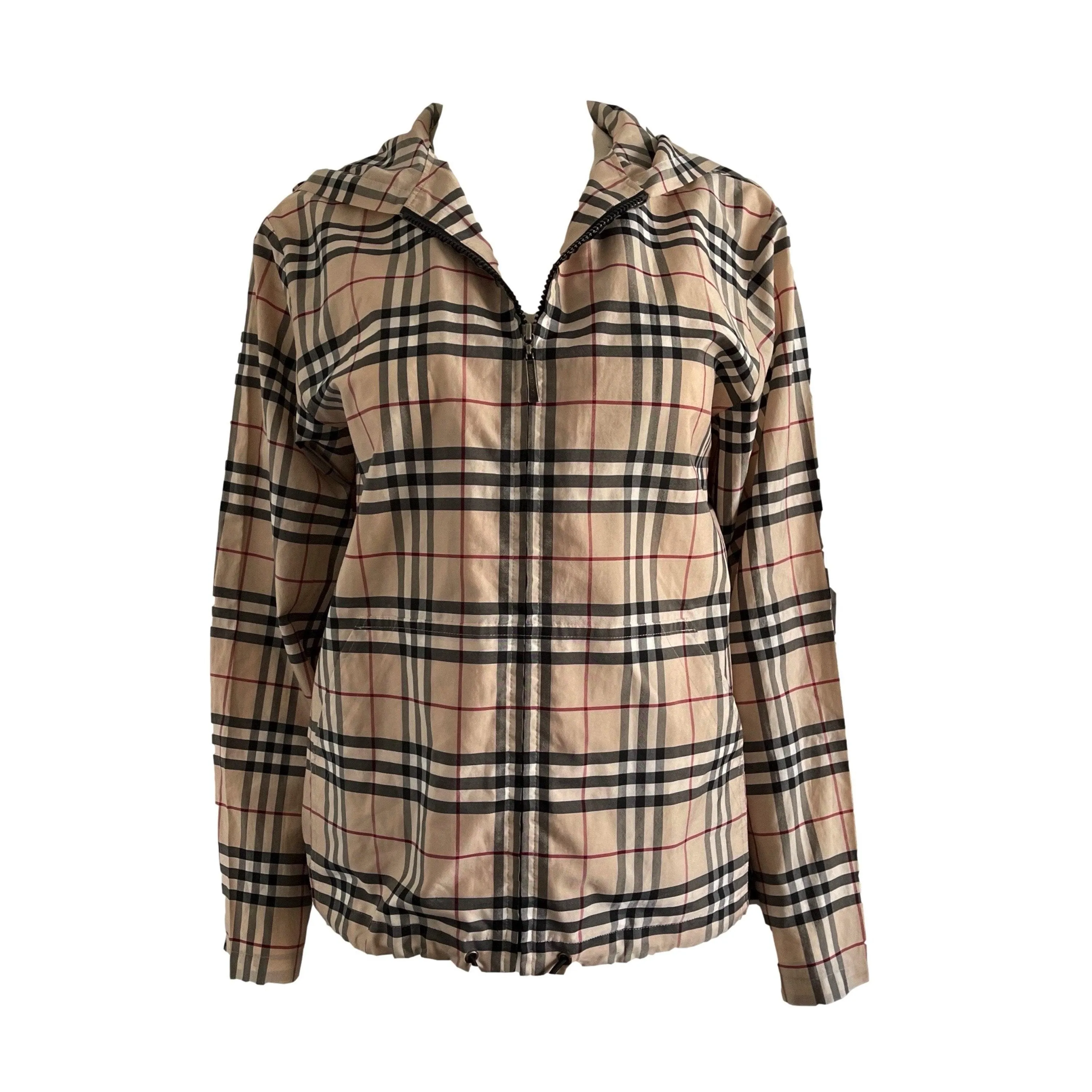Burberry Classic Plaid Rain Jacket