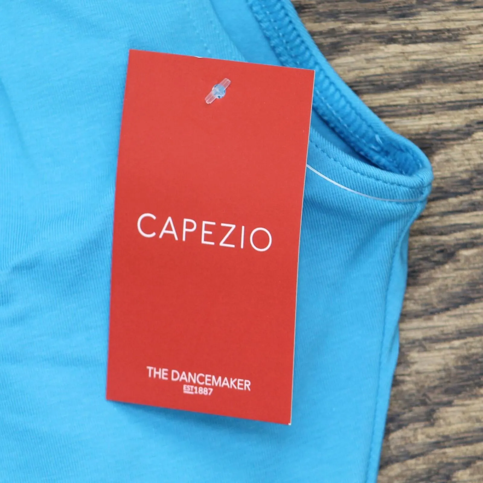 Capezio Womens Cotton Classic High-Neck Tank Leotard Jet Blue M
