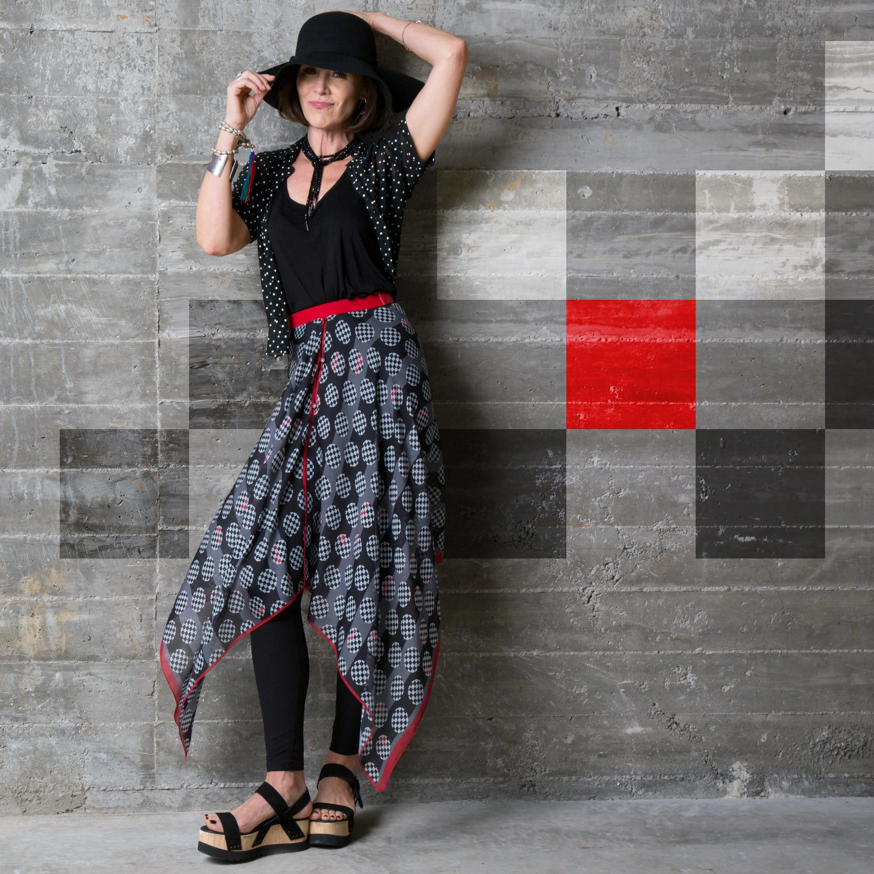 Capture Silk Chiffon Scarf Wrap
