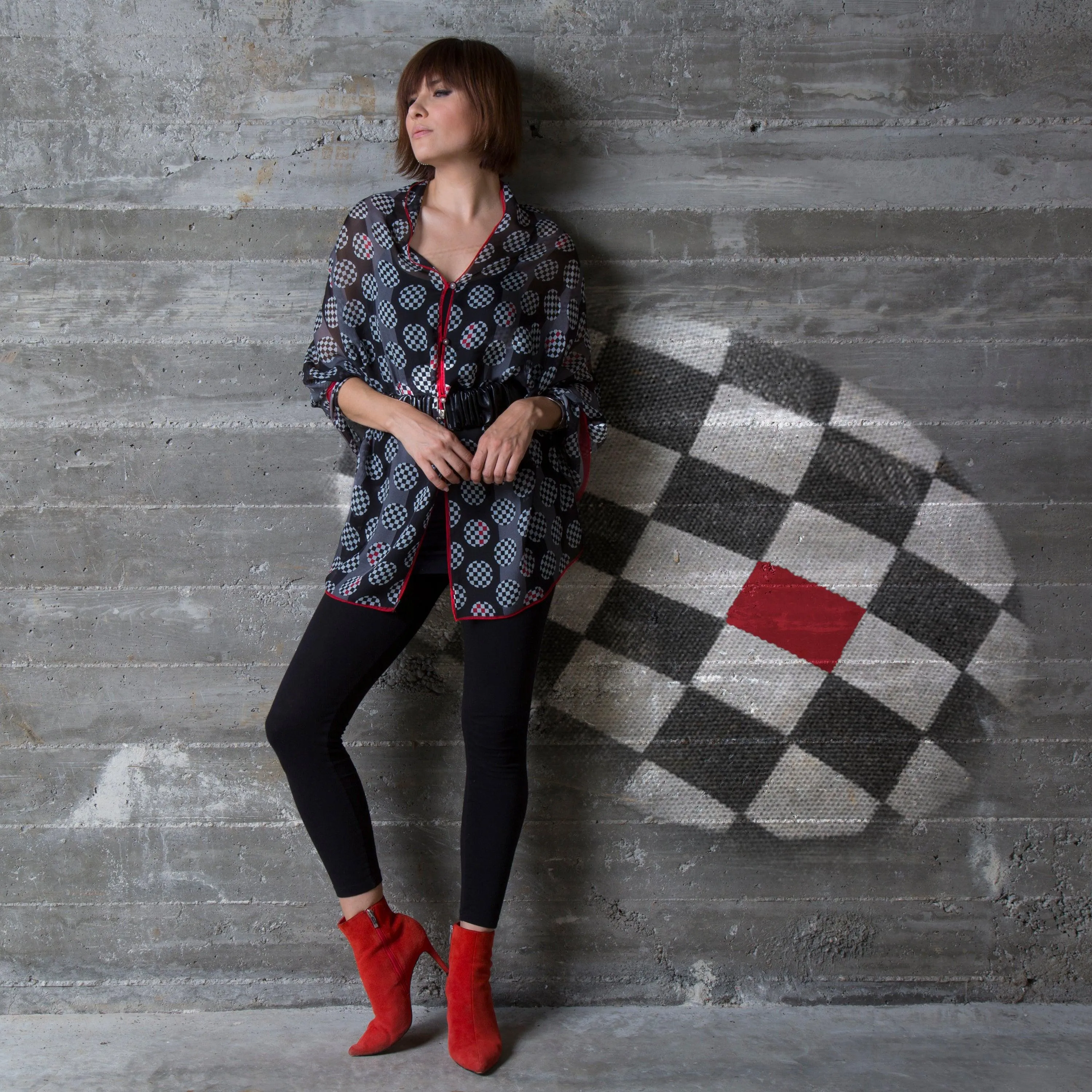 Capture Silk Chiffon Scarf Wrap