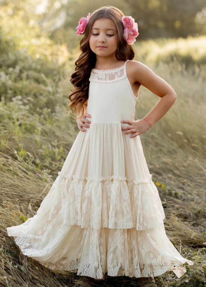 Catrin Dress in Cloud