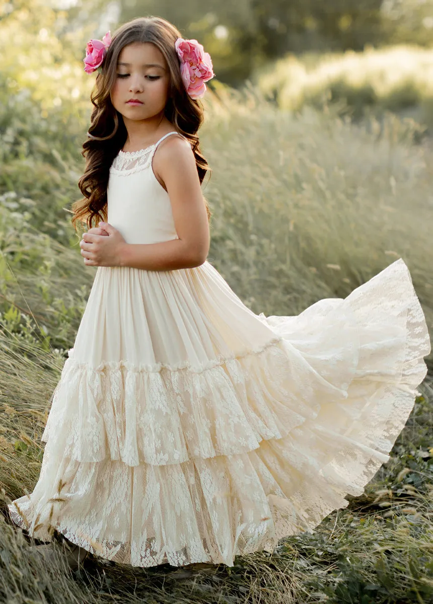 Catrin Dress in Cloud