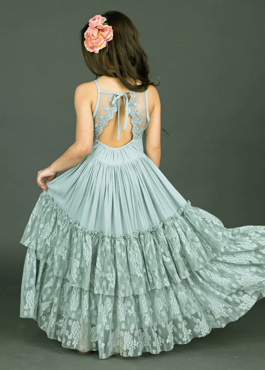 Catrin Dress in Seaglass