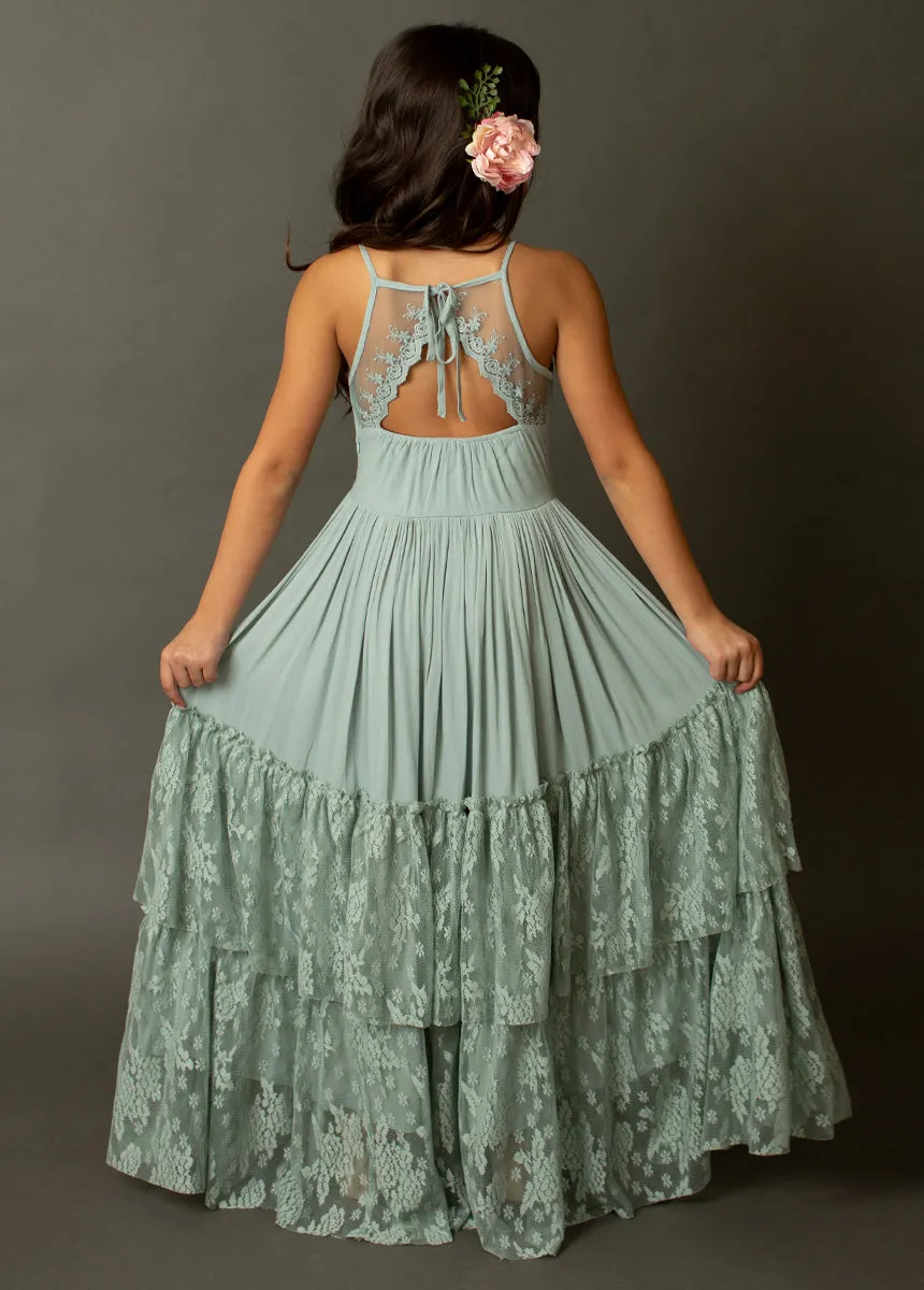 Catrin Dress in Seaglass