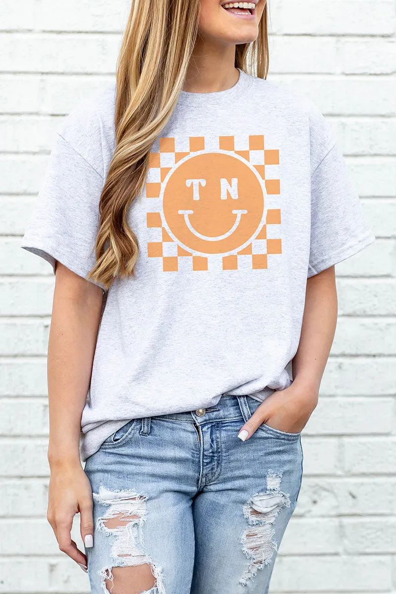 Checkerboard Happy TN Dri-Power 50/50 Tee