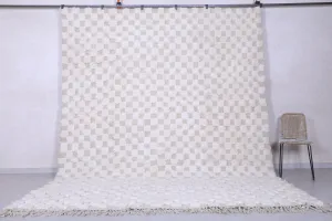 checkered beni ourain rug - Moroccan area rug