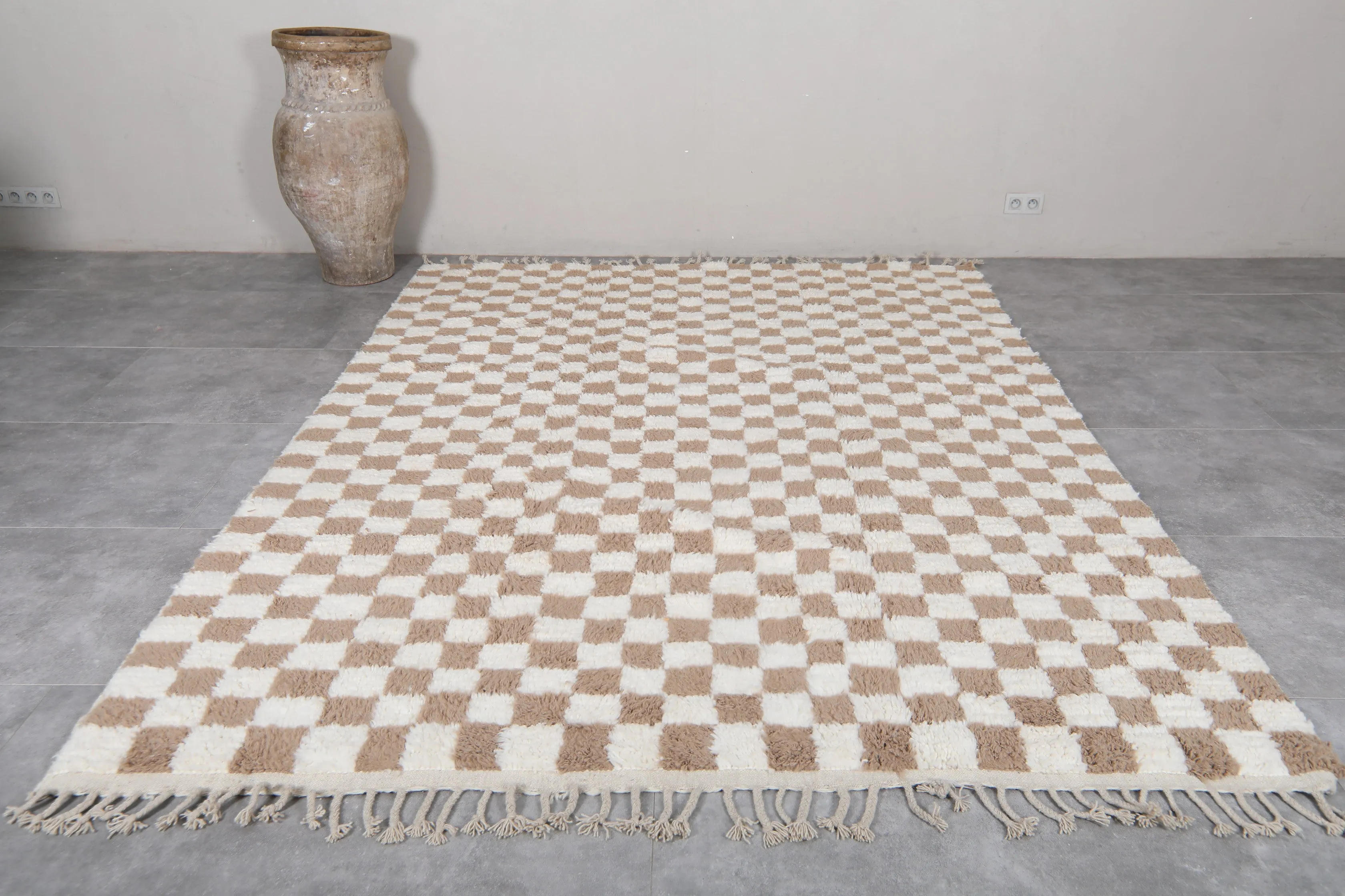 Checkered Moroccan rug - Moroccan rug - Custom Rug