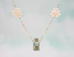 Checkered Pot Necklace #1