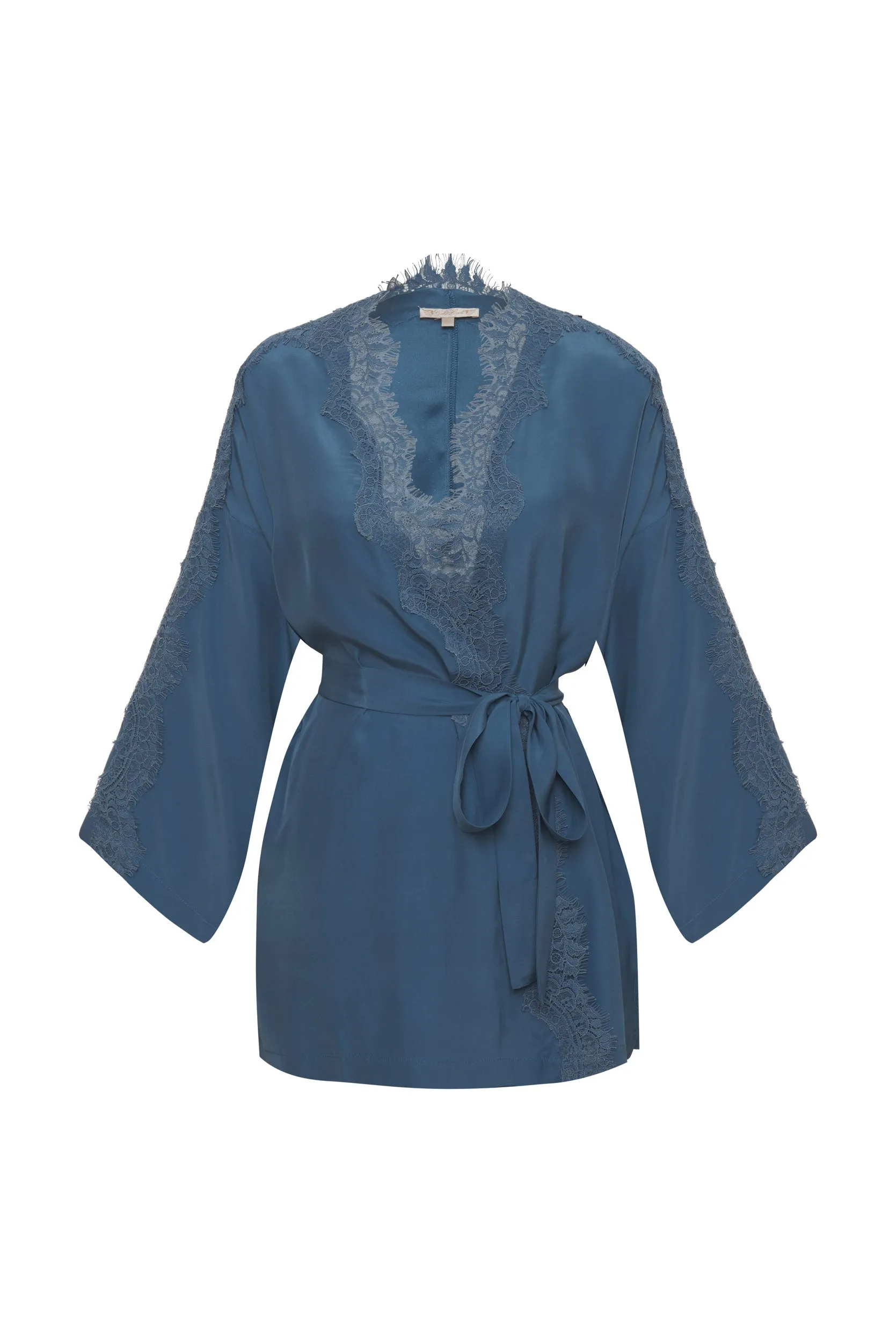 Coco Silk Shrug Blue Jay