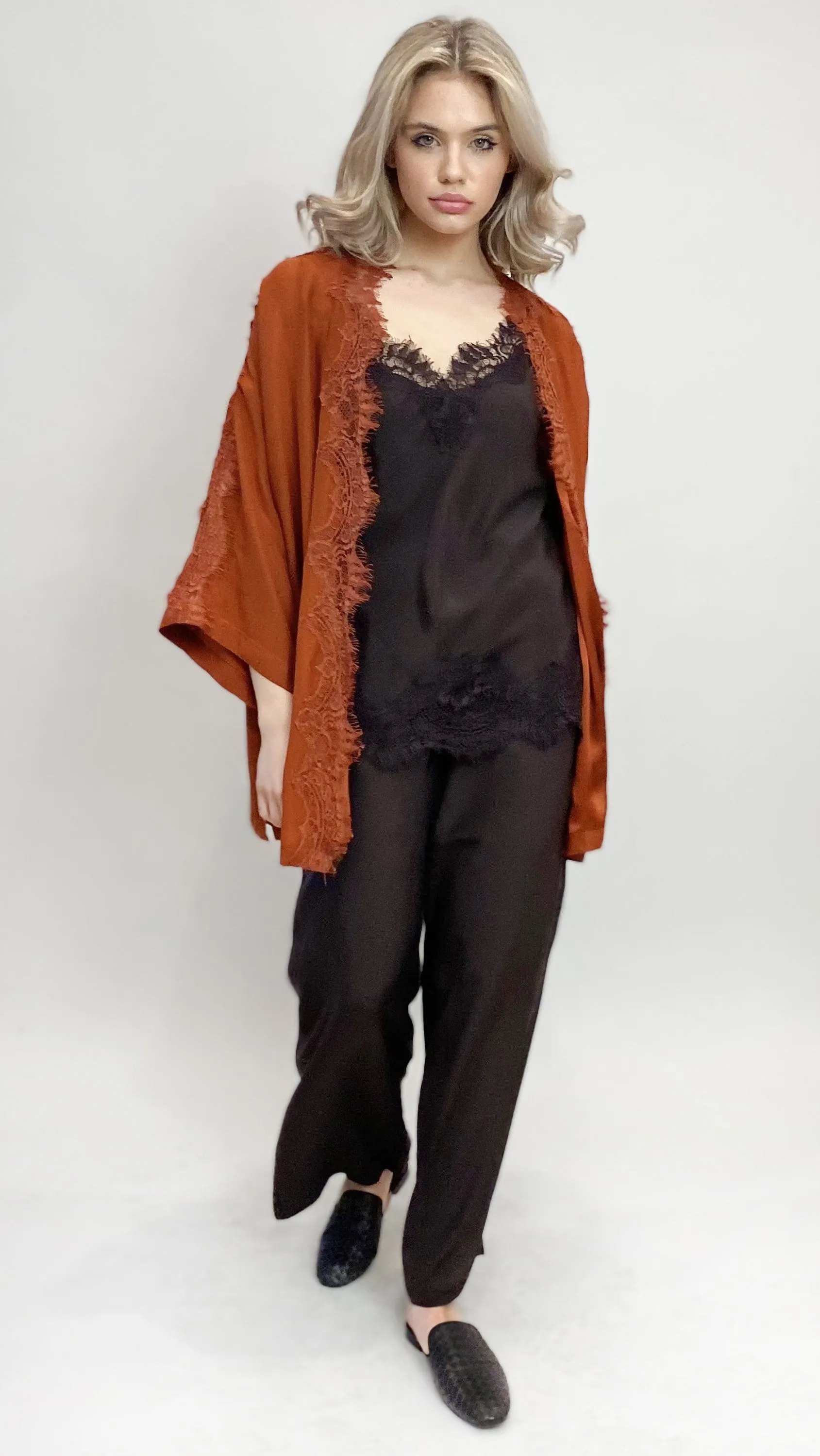 Coco Silk Shrug Cinnamon