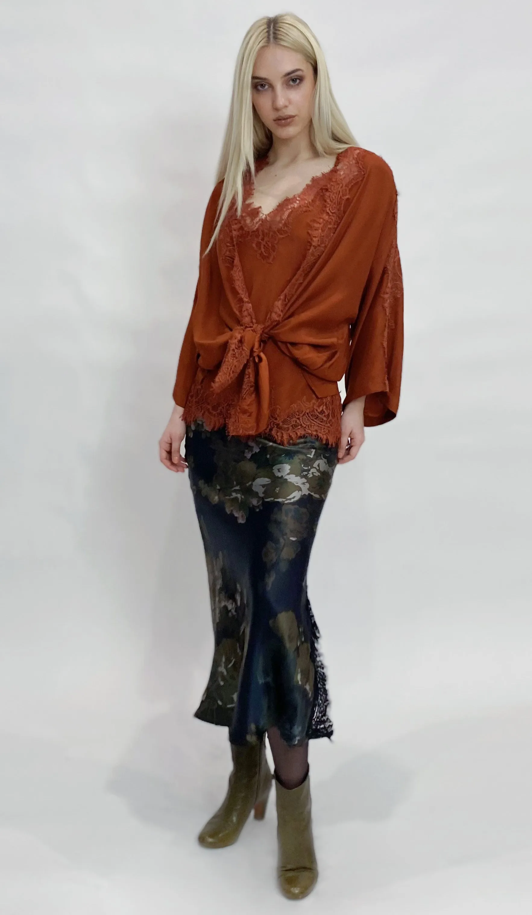 Coco Silk Shrug Cinnamon
