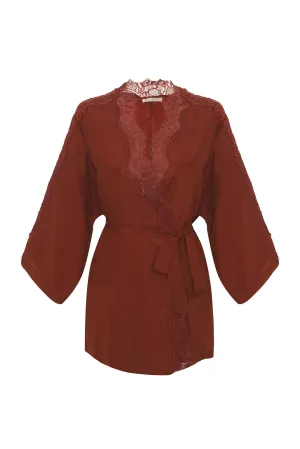 Coco Silk Shrug Cinnamon