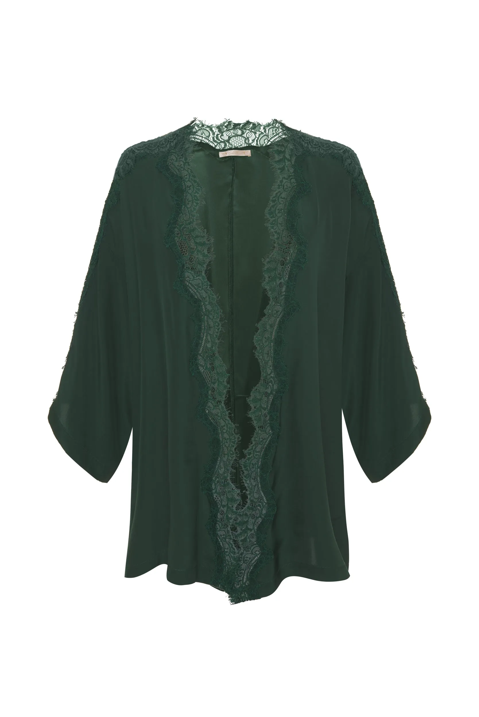 Coco Silk Shrug Hunter