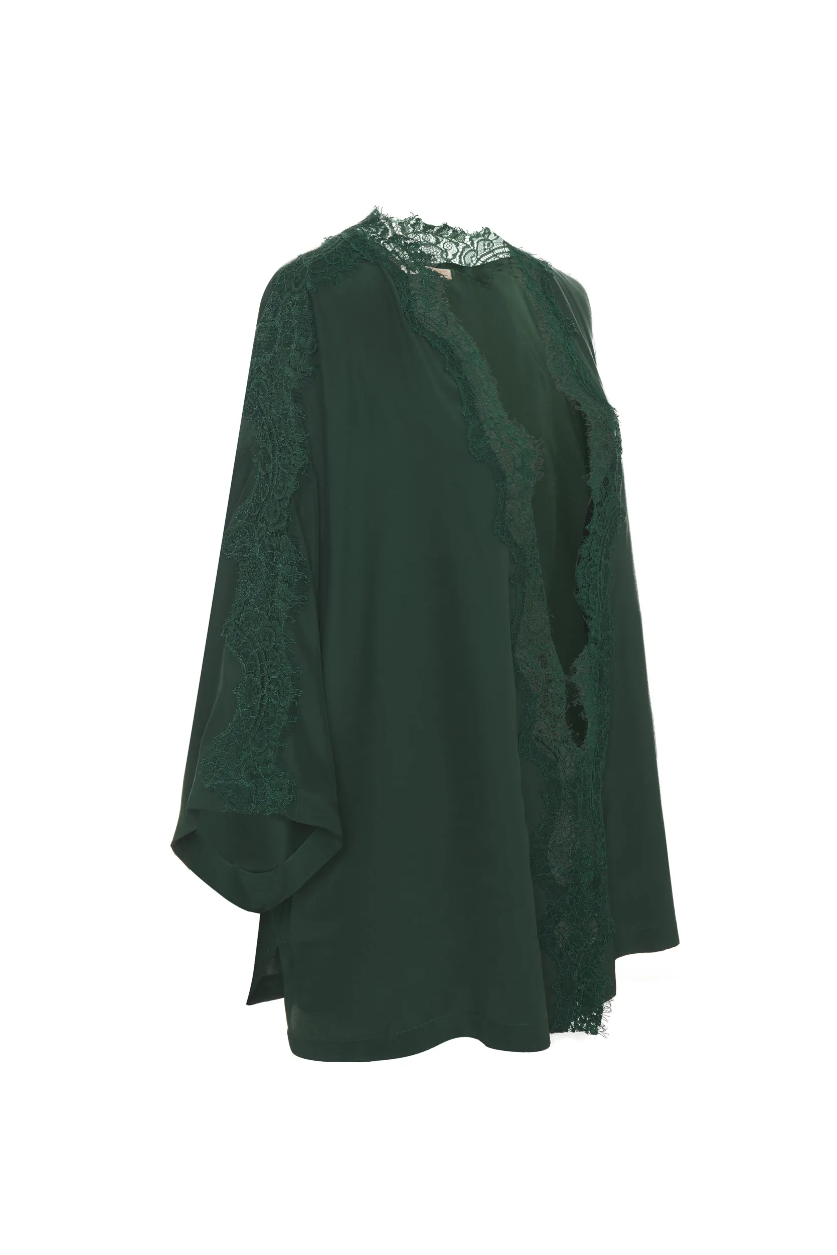 Coco Silk Shrug Hunter