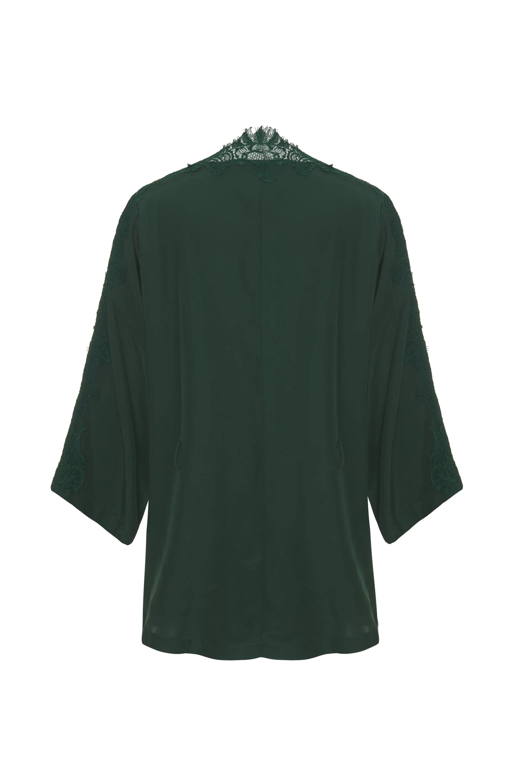 Coco Silk Shrug Hunter