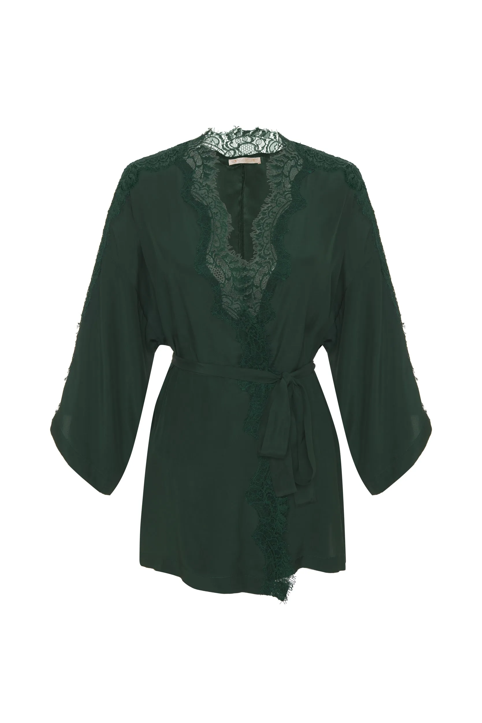Coco Silk Shrug Hunter