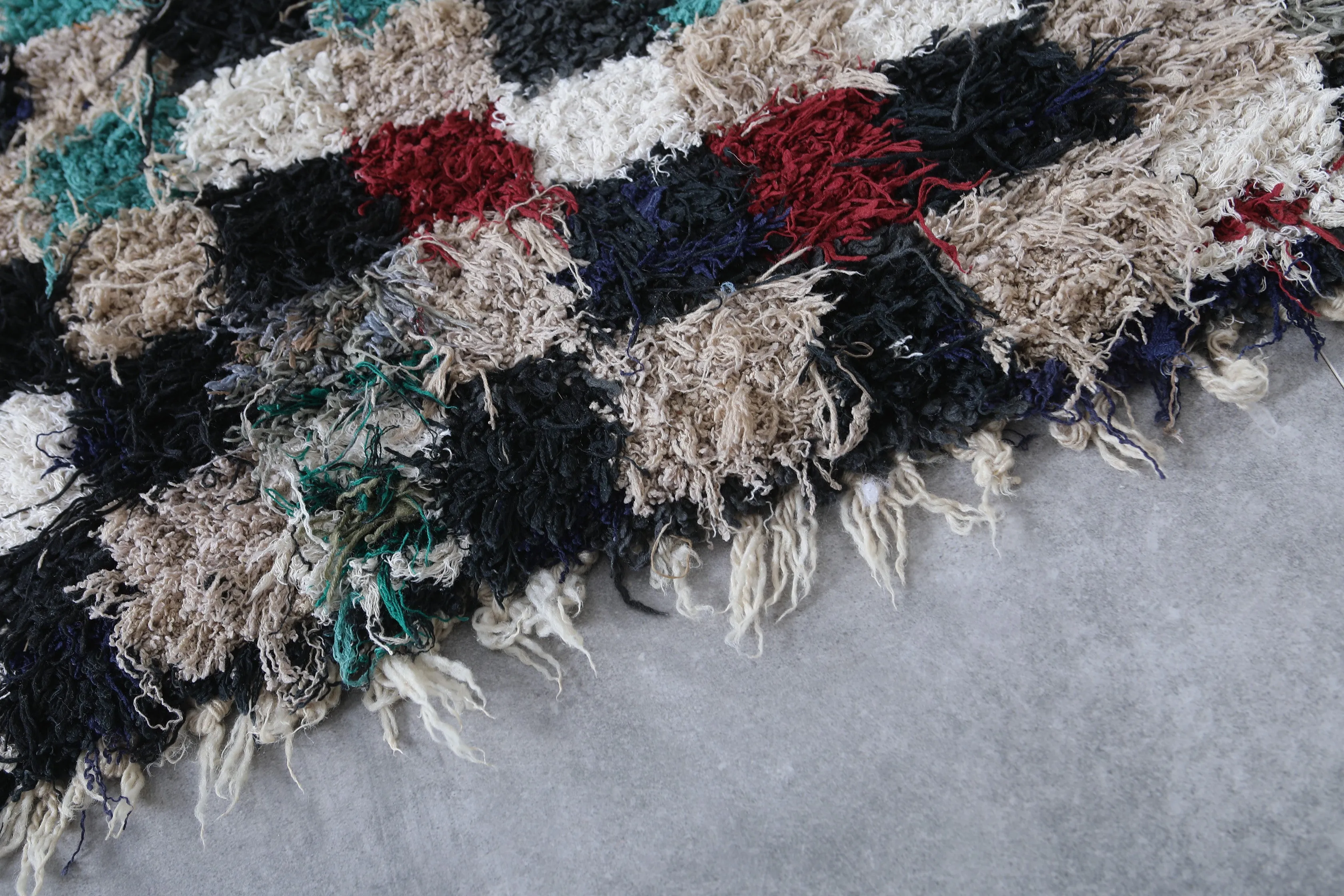Colorful Moroccan Rug – Patchwork Design 3 x 5.7 ft