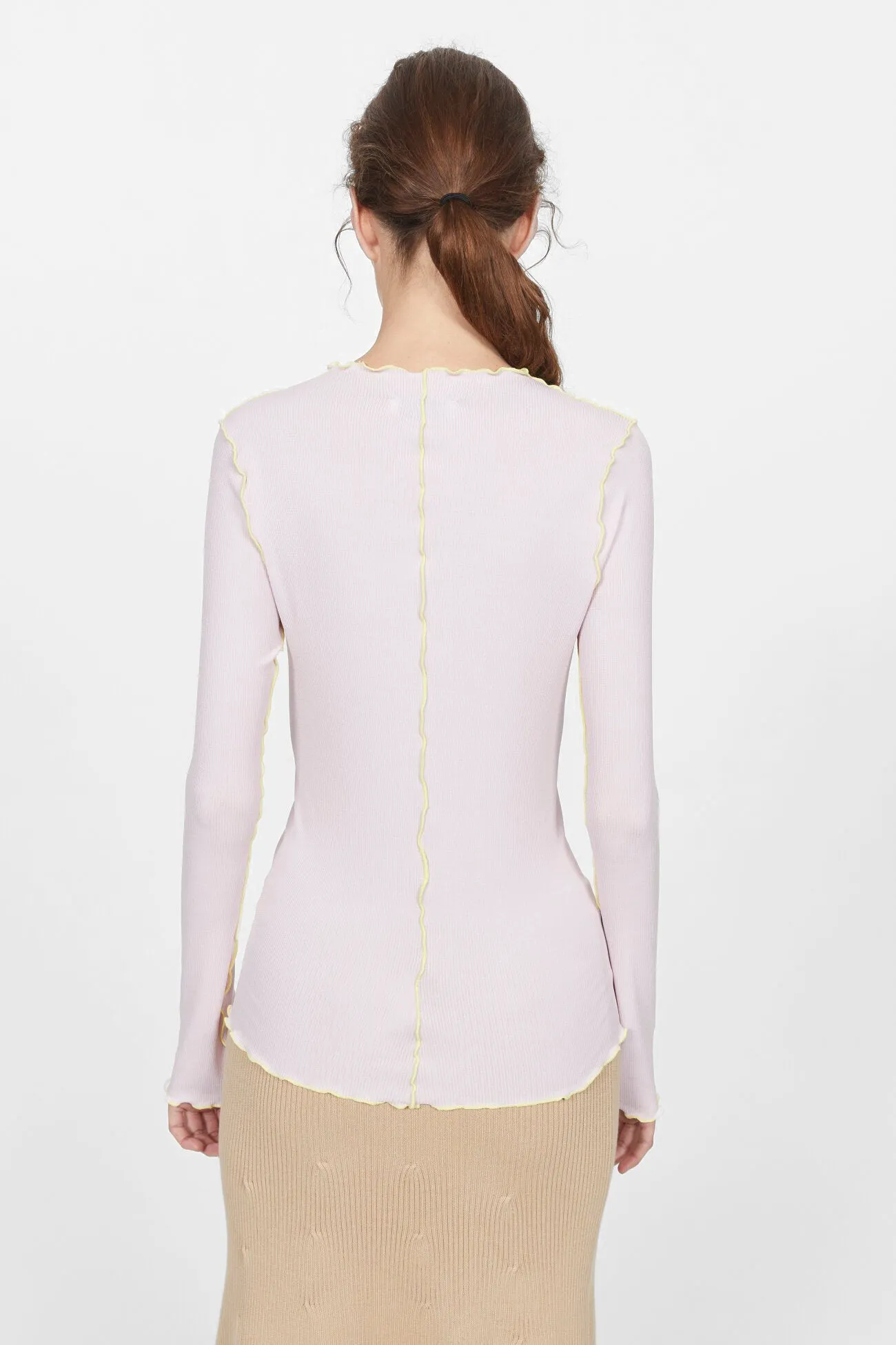 Columbina Top in Quartz Pink