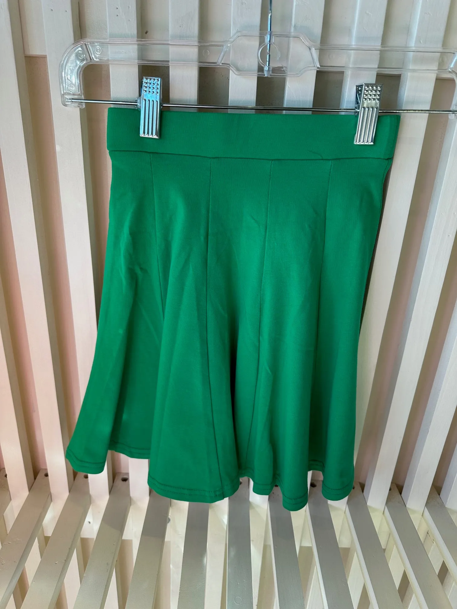 Cotton Panel Skirt