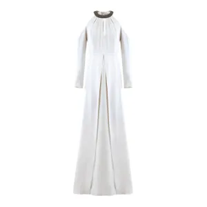 Crystal Neckline Jumpsuit