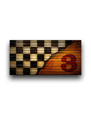 Custom Checkered Racing Flag