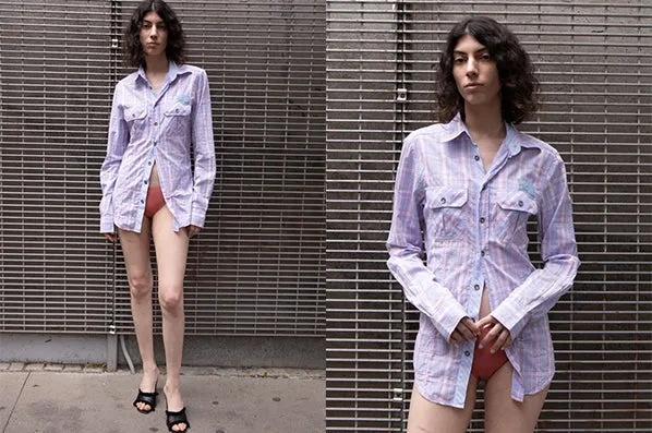 D&G PLAID BUTTON DOWN