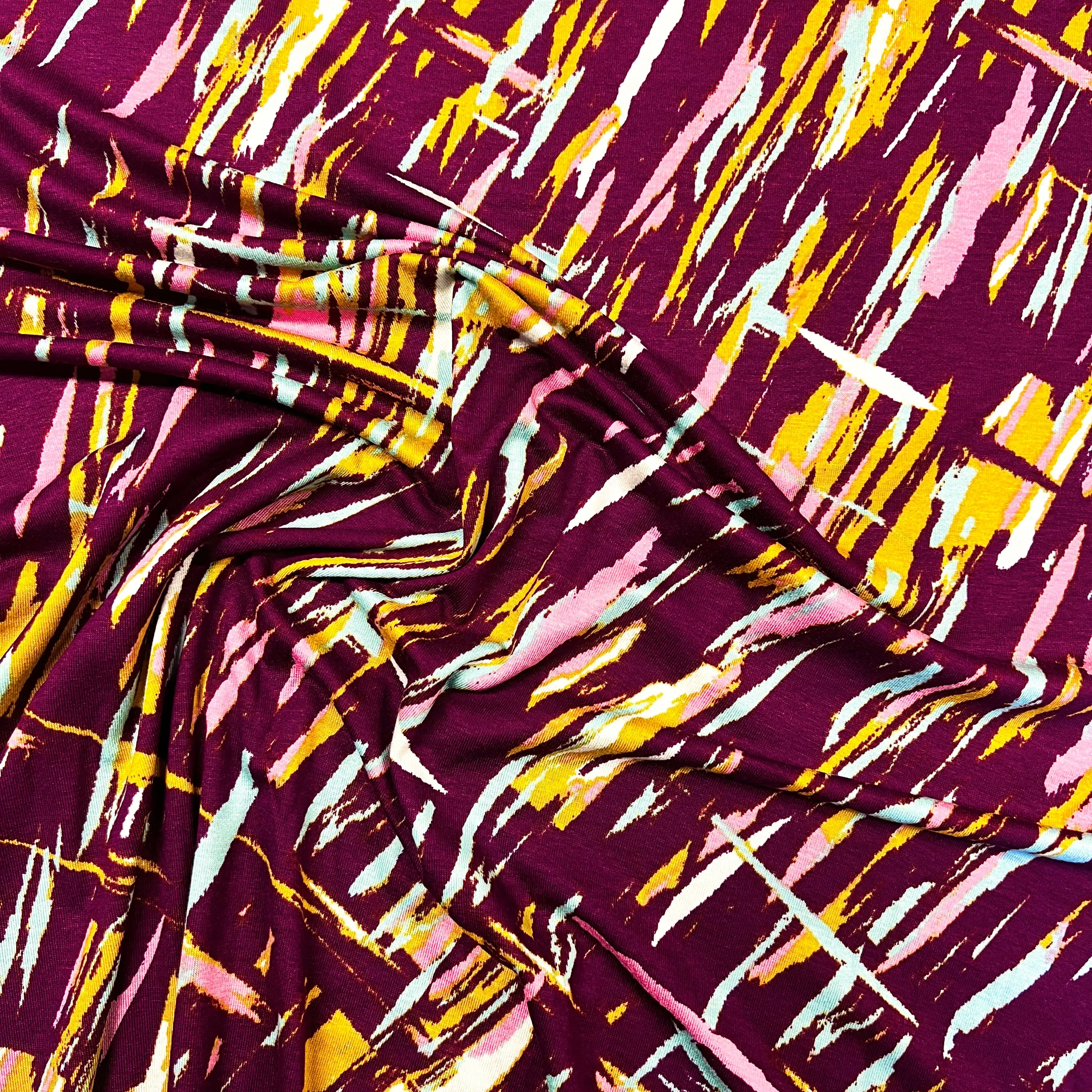 Damson Viscose Jersey