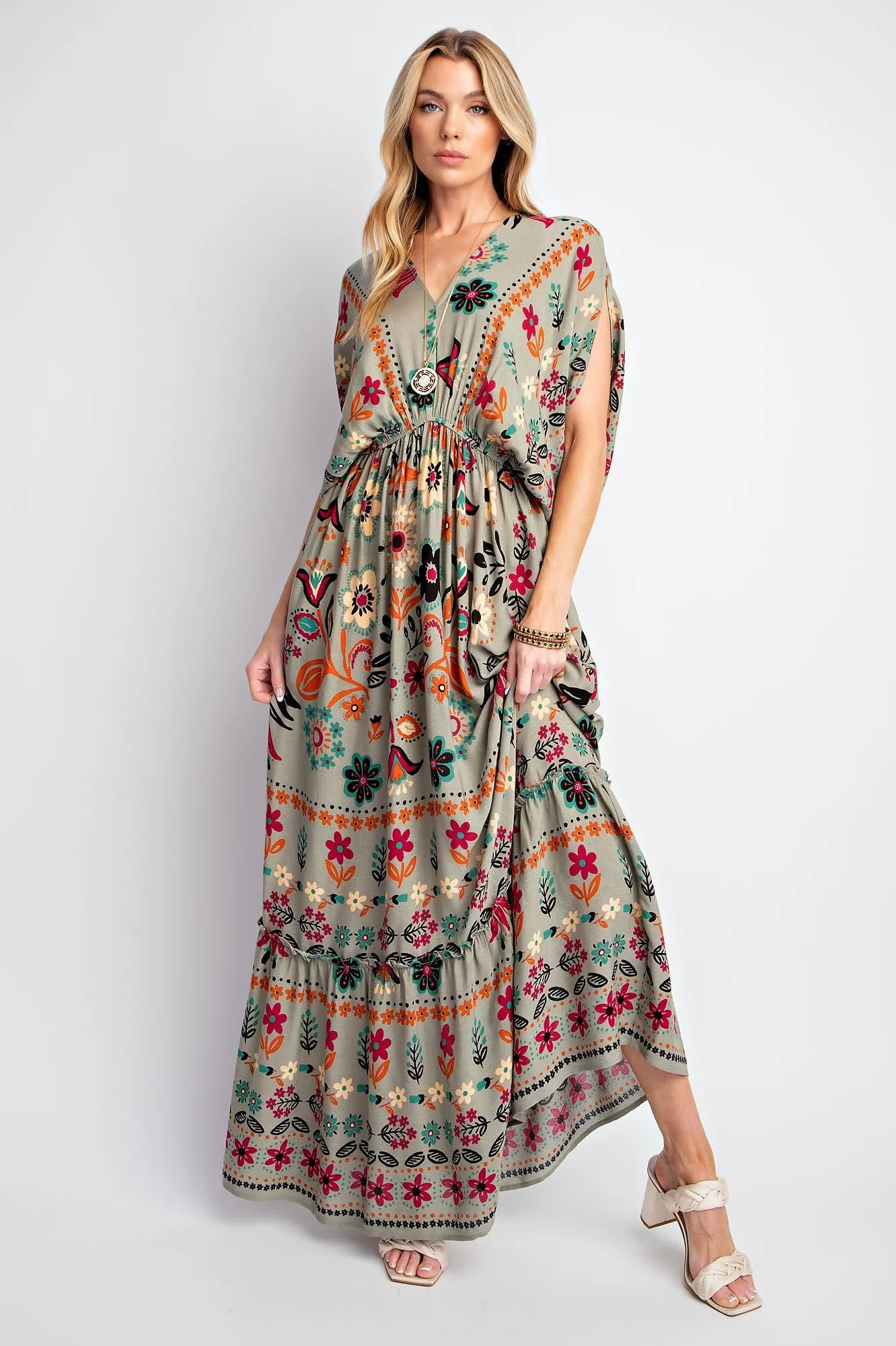 Eliana Dolman Maxi Dress