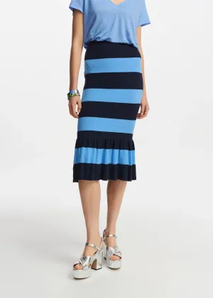 Essentiel Striped Knit Skirt
