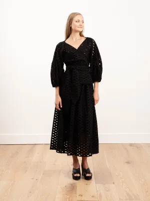 eyelet wrap top